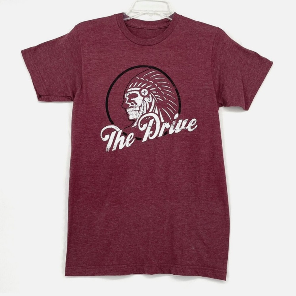 The Drive Clothing Brand Purple T Shirt Indian Skull